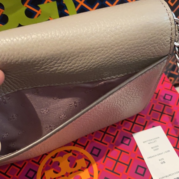NWT Auth Tory Burch Britten chain wallet - Picture 6 of 12
